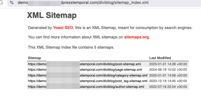 XML Sitemap