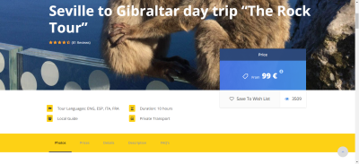 Seville to Gibraltar day trip The Rock Tour Book now 