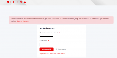 validacion email