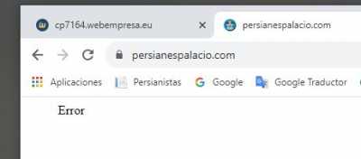 Cambio PHP error