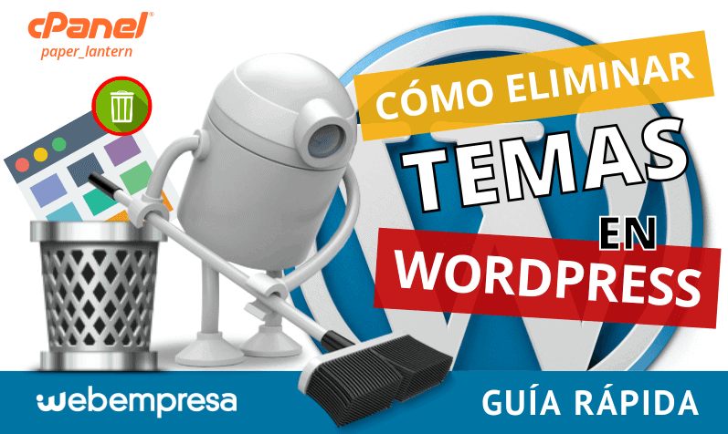 Cómo eliminar temas en WordPress