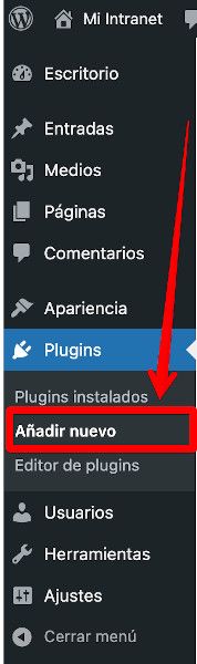 Configuración Intranet BuddyPress