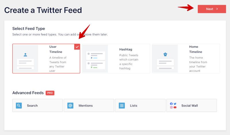 Crear Feed plugin Custom Twitter Feeds