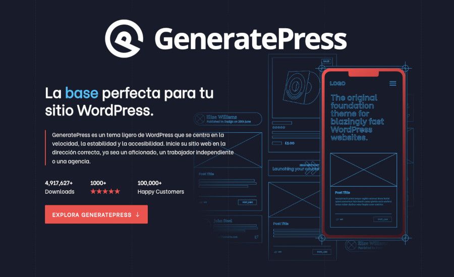 Tema GeneratePress