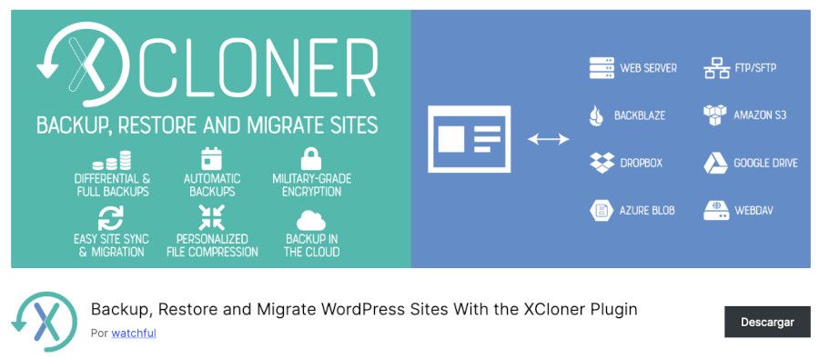 Plugin Backup, Restore and Migrate WordPress Sites With the XCloner Plugin