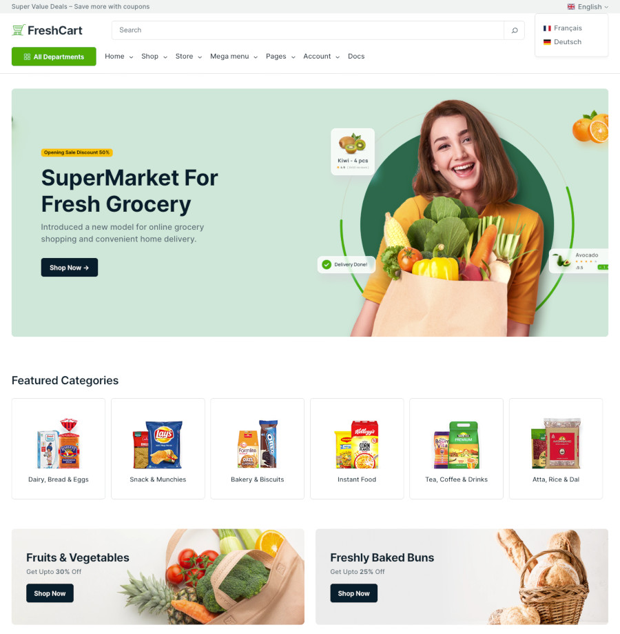 Tema FreshCart