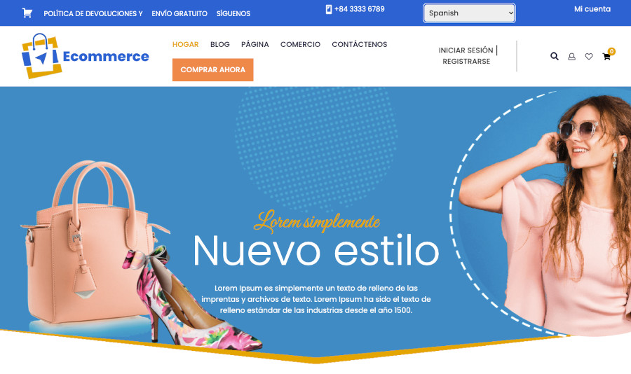 Tema Mega Store WooCommerce