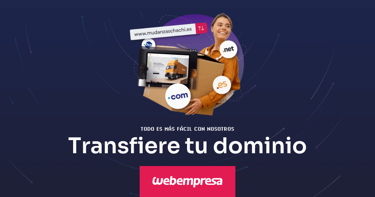 Transferir Dominios - Webempresa