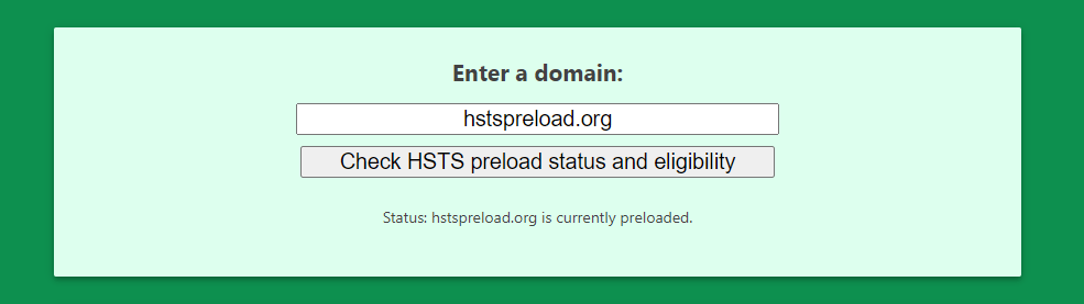 validar sitio HSTS