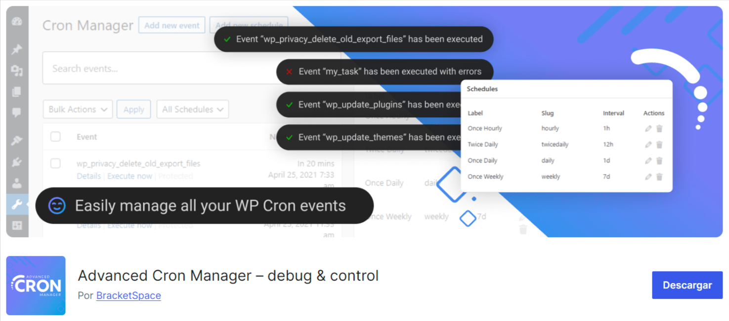 advanced cron manager