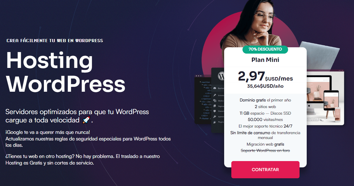 landing wordpress