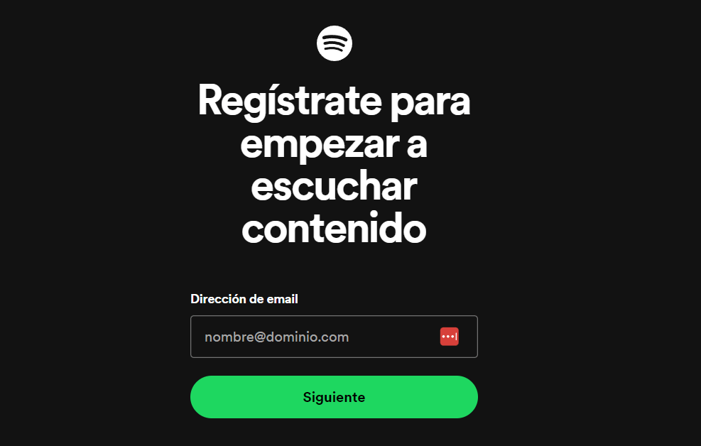 squeeze page spotify