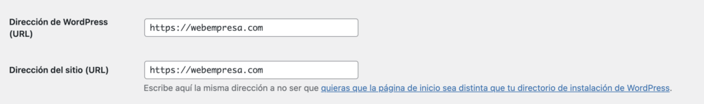 Configurar urls en wordpress correctamente