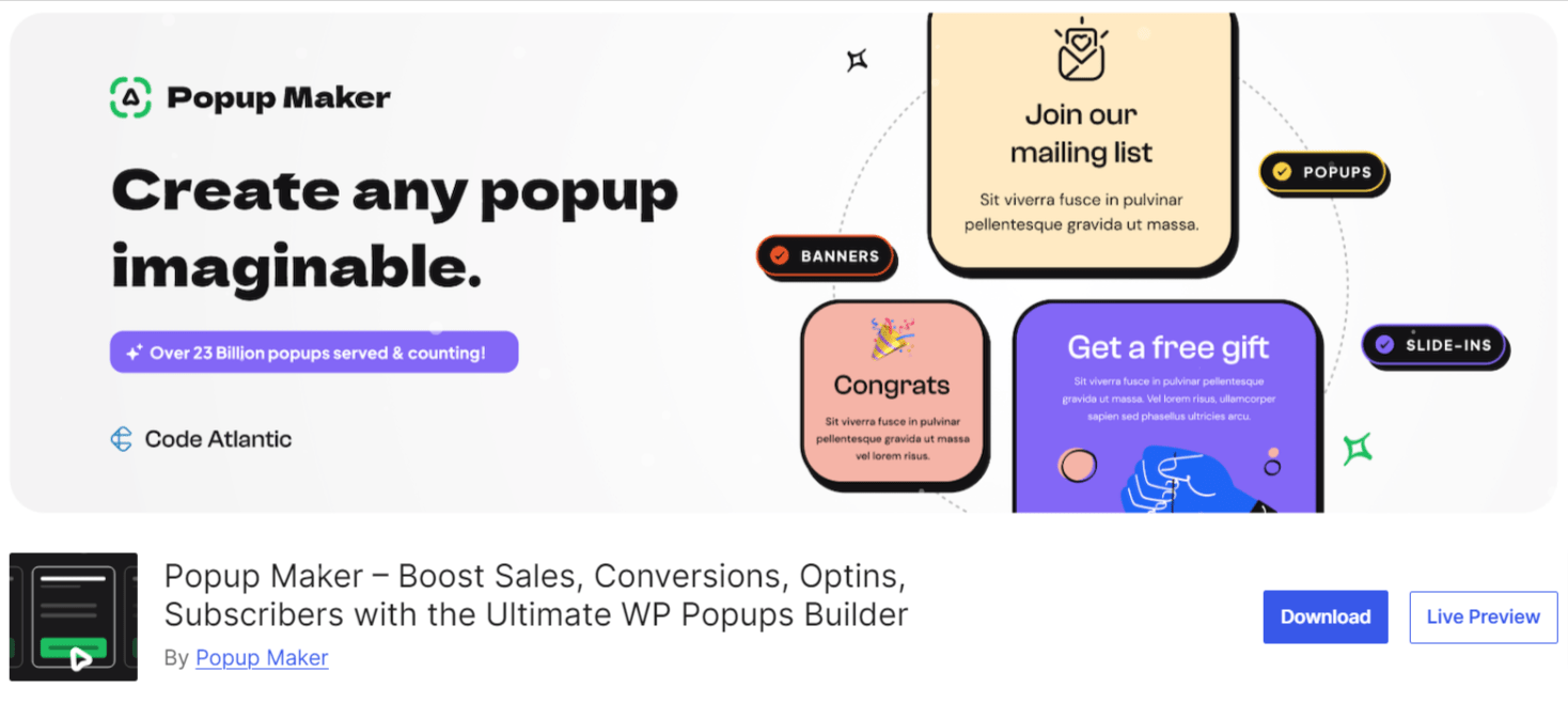 popup maker