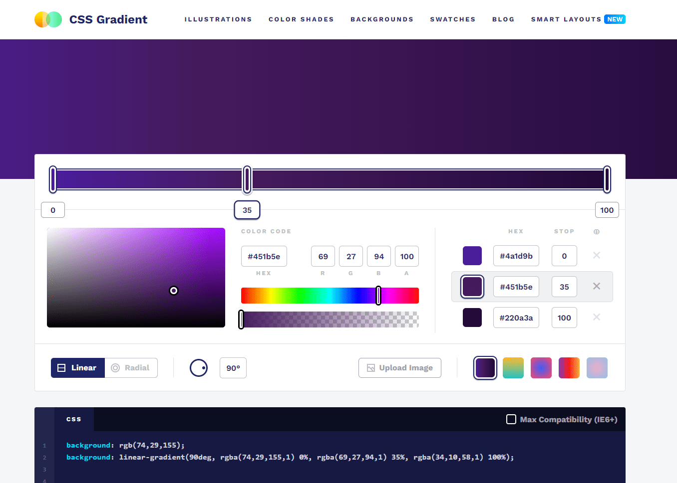 css gradient