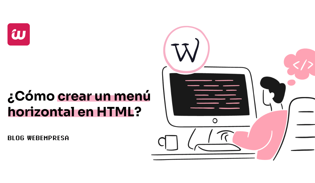 ¿Cómo crear un menú horizontal en HTML?