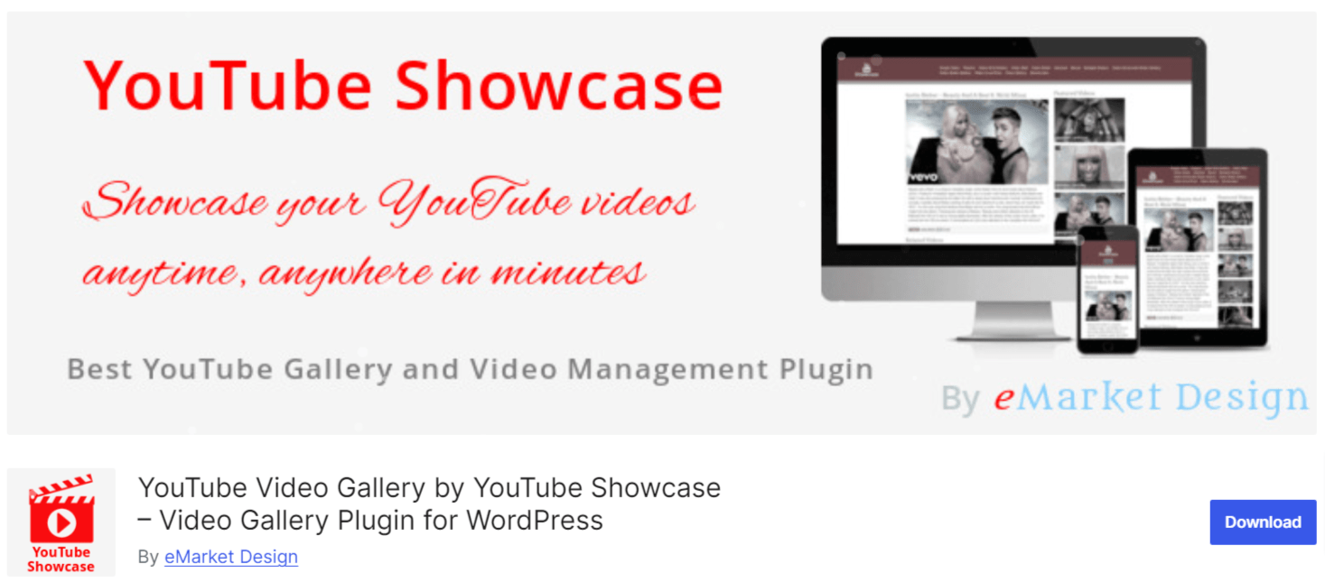 youtube showcase