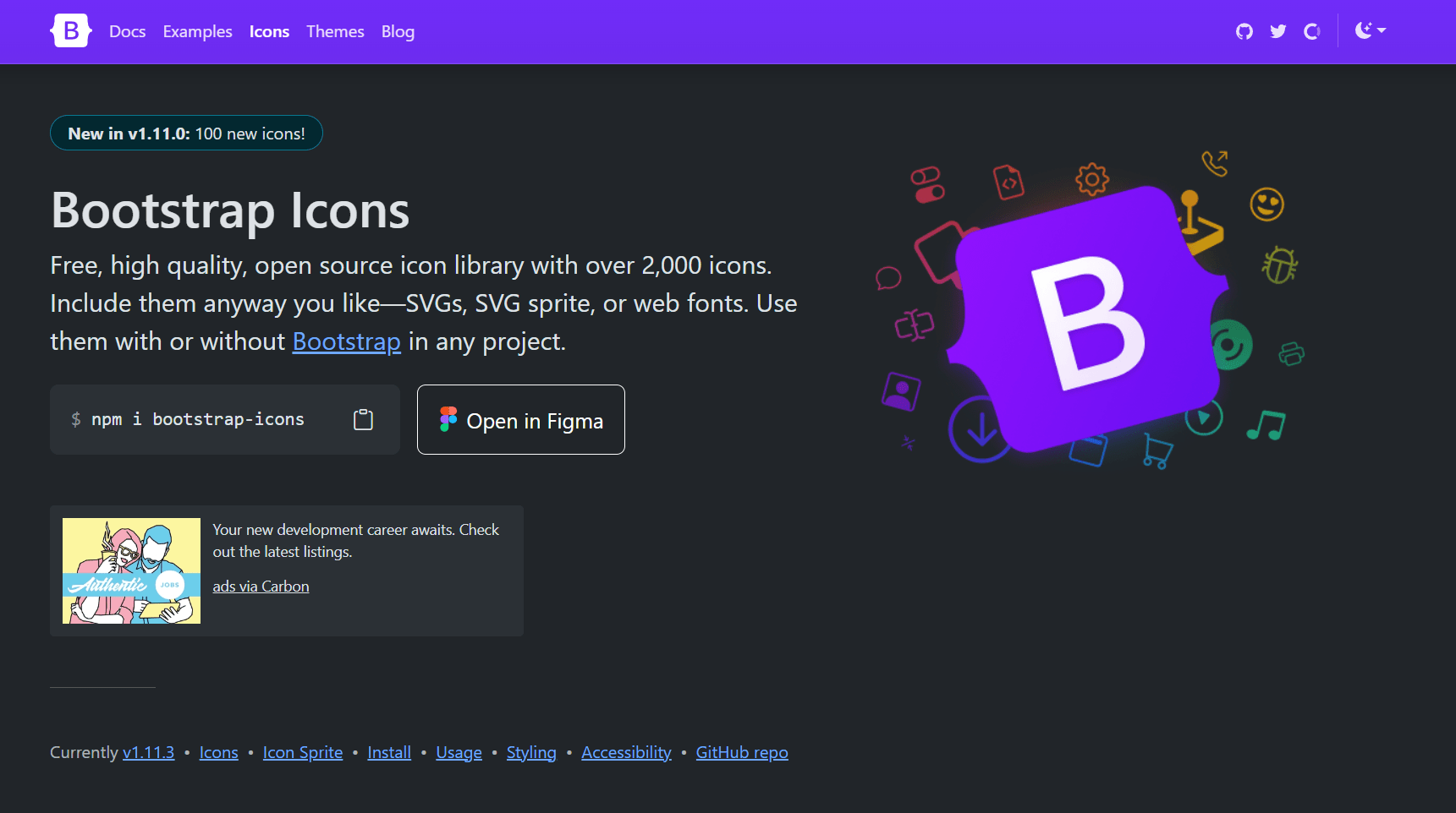 bootstrap icons