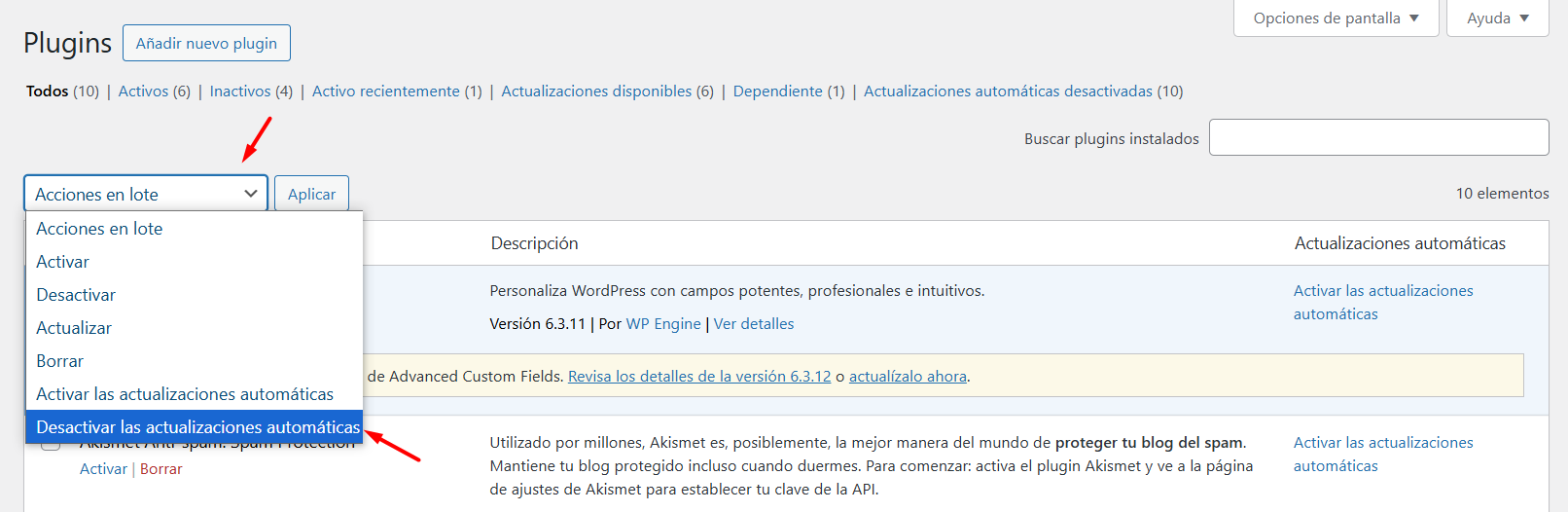 Localización del archivo wp-config.php en WordPress